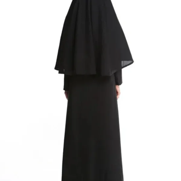 New Medieval Cosplay Women and Men Nun Costumes Priest Monastery Maria Halloween Carnival Party Performance Black Clothing - Image 6
