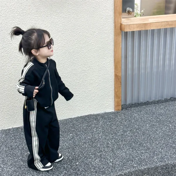 Girls Fashion Casual Sets Children Spring Autumn Sports Suits Kids Long-sleeved Jacket+Pants 2Pcs Outfits New Trend Clothes - Image 11