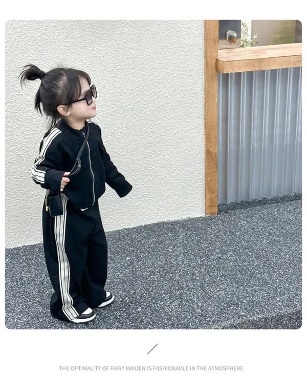 Girls Fashion Casual Sets Children Spring Autumn Sports Suits Kids Long-sleeved Jacket+Pants 2Pcs Outfits New Trend Clothes - Image 24