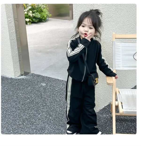 Girls Fashion Casual Sets Children Spring Autumn Sports Suits Kids Long-sleeved Jacket+Pants 2Pcs Outfits New Trend Clothes - Image 12
