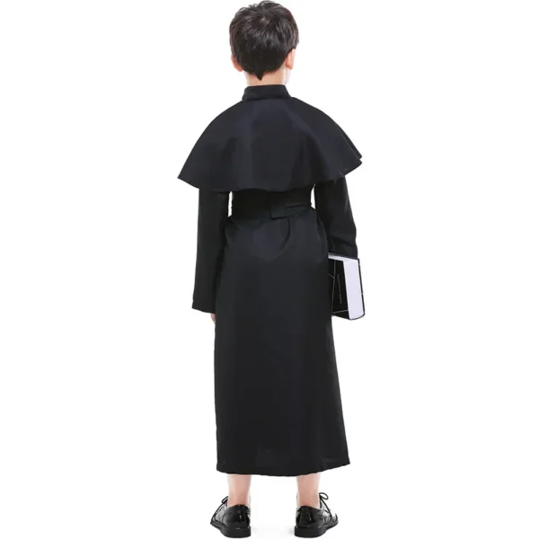 Boys Priest Costume for Halloween Dress Up Party Cosplay Kids Nun Costumes for Girls Nun Cosplay Costume Party Fancy Dress - Image 17