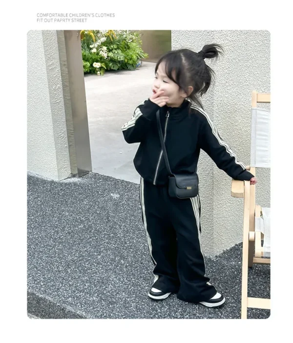 Girls Fashion Casual Sets Children Spring Autumn Sports Suits Kids Long-sleeved Jacket+Pants 2Pcs Outfits New Trend Clothes - Image 18