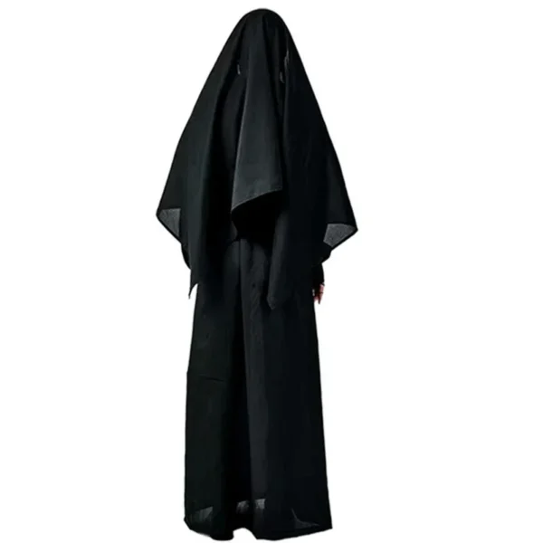Halloween Nun Cosplay Costume Traditional Adult Valak Black Religious Robe Suit Halloween Party Demon Nun Performance Clothes - Image 10